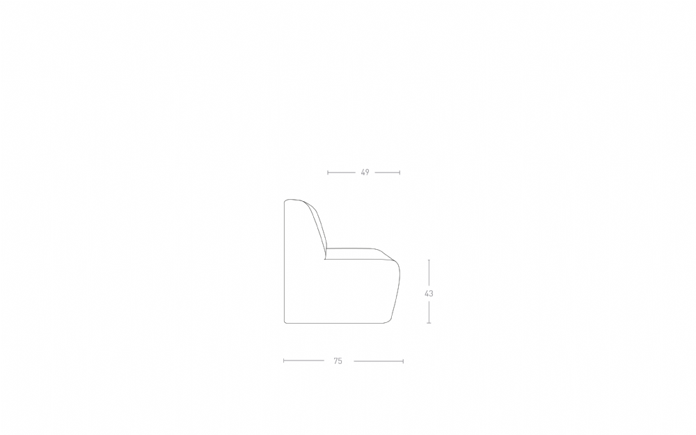 Dimensoes do produto sofa ricci